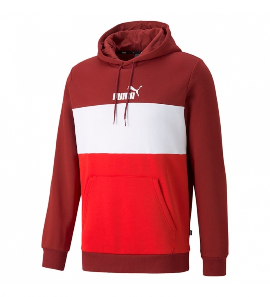 Puma Sudadera Colorblock rojo, granate - Tienda Esdemarca moda, calzado y  complementos - zapatos de marca y zapatillas de marca