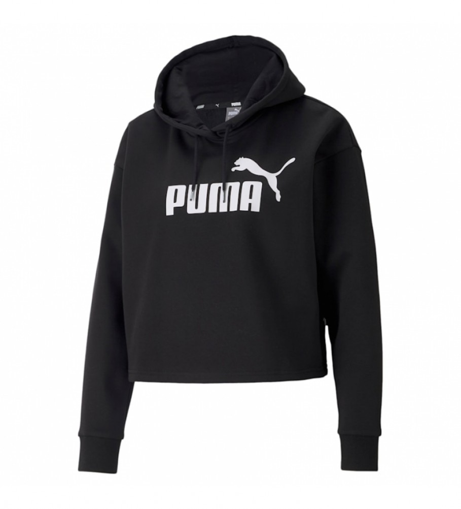 Puma Essential Cropped Logo Hoody black