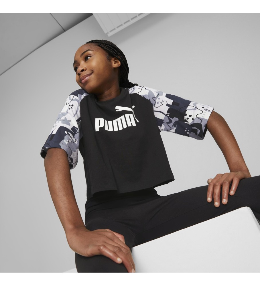 Puma Ess+ Street Art Raglan Aop G T-shirt black - ESD Store fashion,  footwear and accessories - best brands shoes and designer shoes