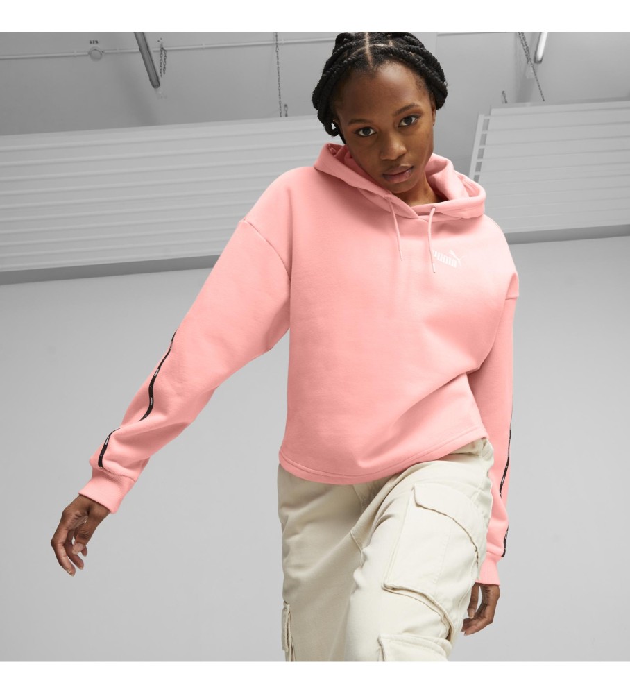 Puma Essential Tape pink sweatshirt