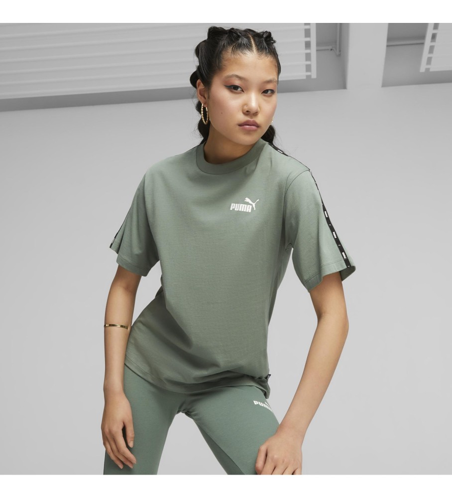 Puma Essential Tape T-shirt green - ESD Store fashion, footwear and  accessories - best brands shoes and designer shoes