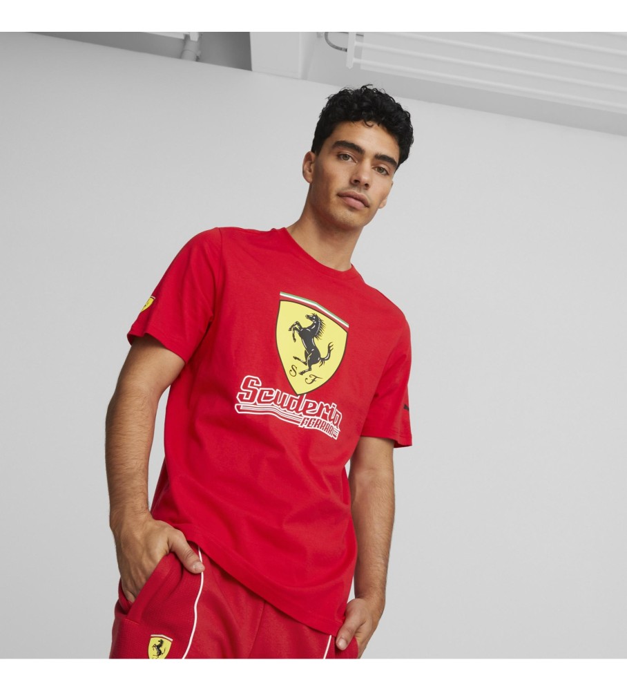 Puma Camiseta Ferrari Race Big Shield Heritage rojo - Tienda Esdemarca  calzado, moda y complementos - zapatos de marca y zapatillas de marca
