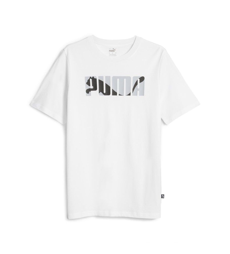Puma T-shirt Puma Wordin Graphics bianca