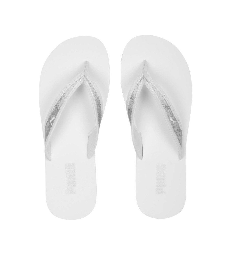 Puma Flip Flops Sandy Flip Space Metallics white - ESD Store fashion ...