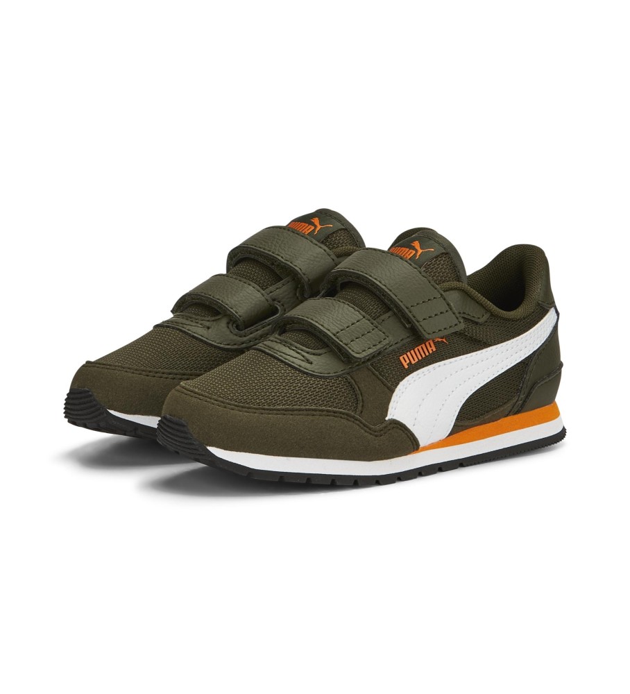Puma Trainers ST Runner v3 Mesh V PS green - ESD Store fashion, footwear  and accessories - best brands shoes and designer shoes