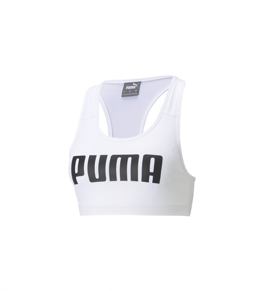 Puma Mid Impact sports bra white