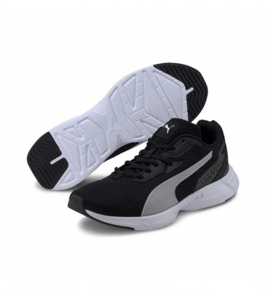 Puma Space Runner shoes black, white