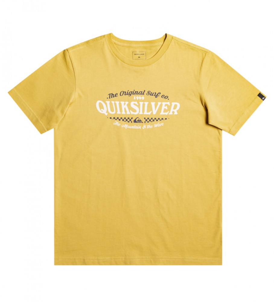 Quiksilver Check On It T-shirt yellow