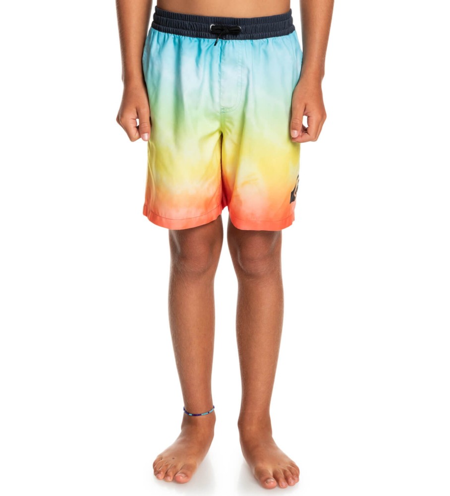 Quiksilver Swimsuit Everyday Faded Logo Vl Yth 15 multicolor