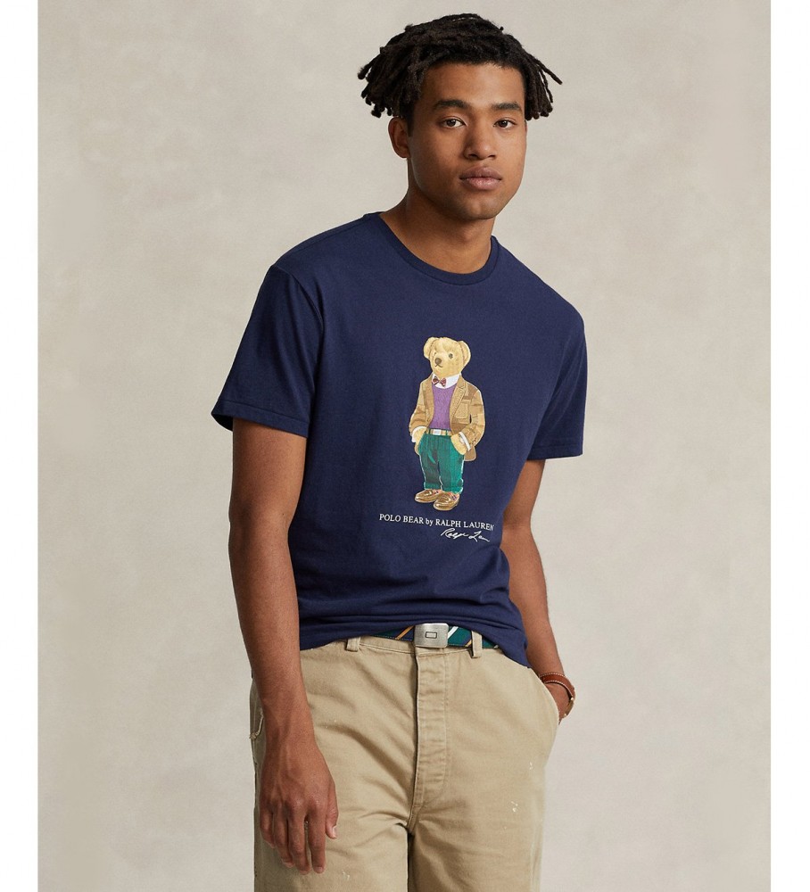 Ralph Lauren T-shirt dal taglio classico Polo Bear blu scuro