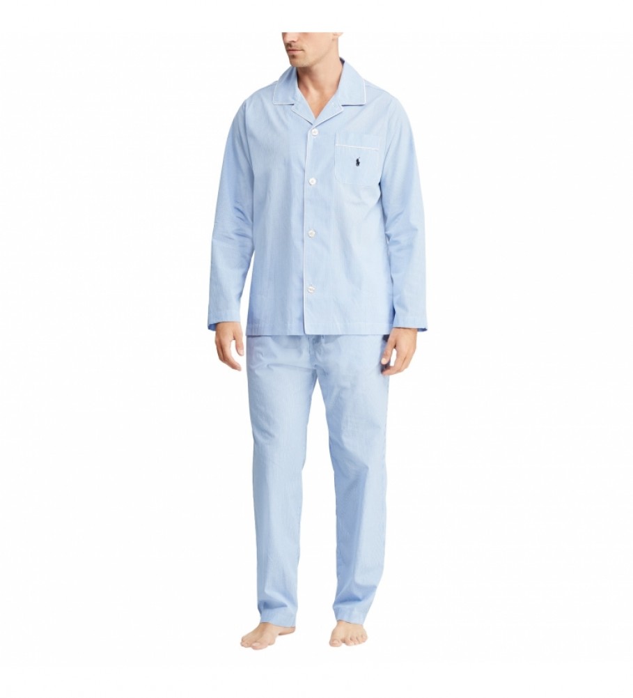 Ralph Lauren Pyjama deux-pièces bleu