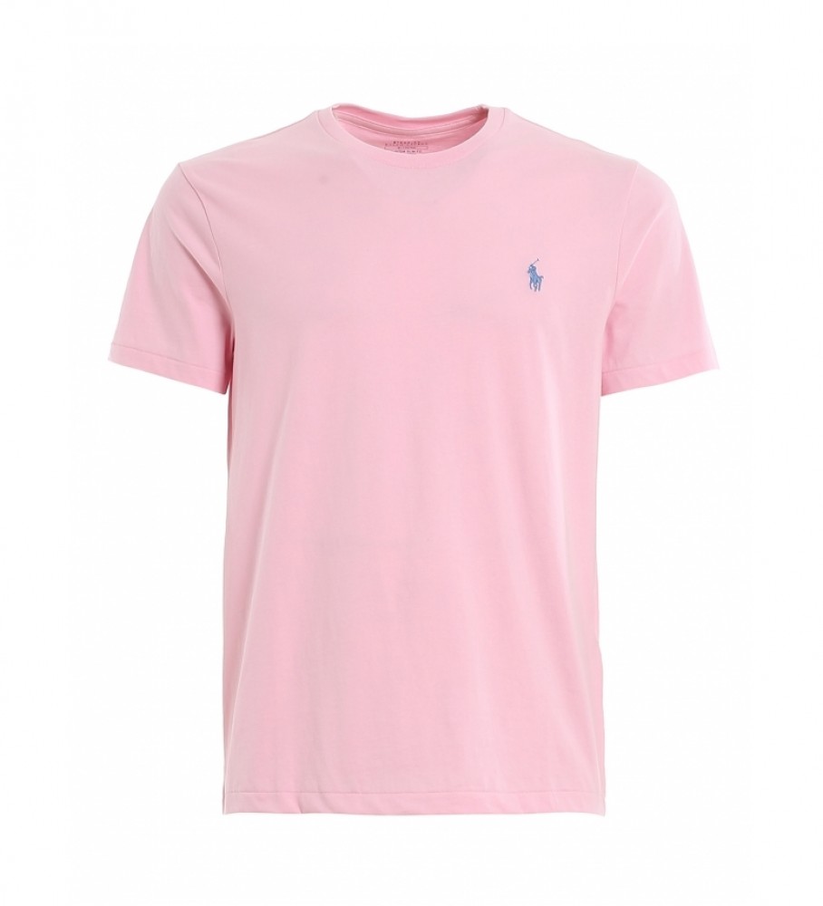 Ralph Lauren Custom Fit Knitted T-shirt pink
