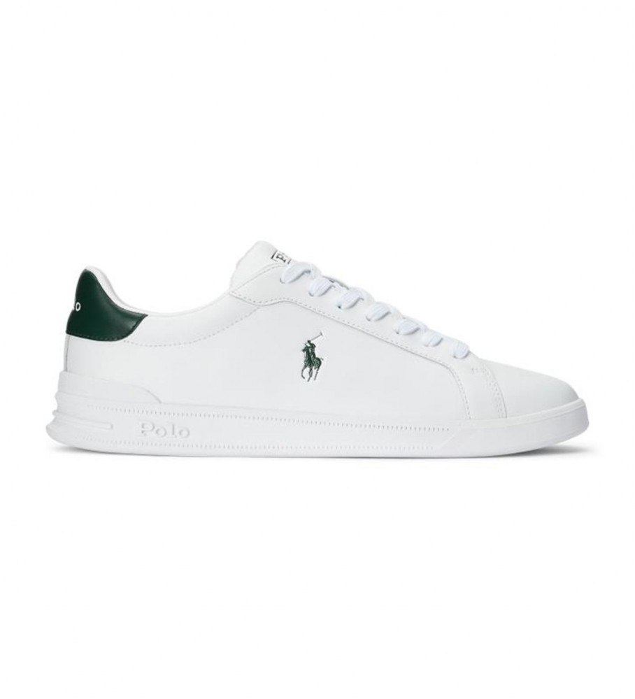 Ralph Lauren Heritage Court II leather shoes white