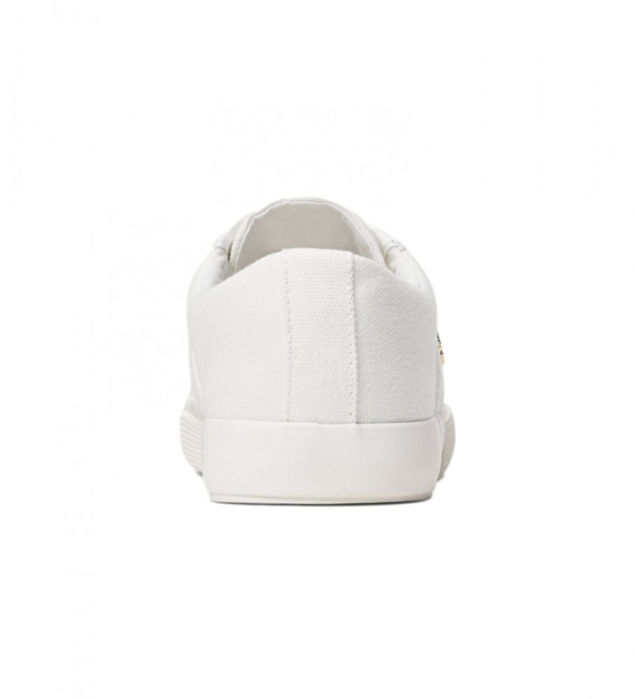 Lauren Ralph Lauren Sneakers i l�rred Janson II hvid