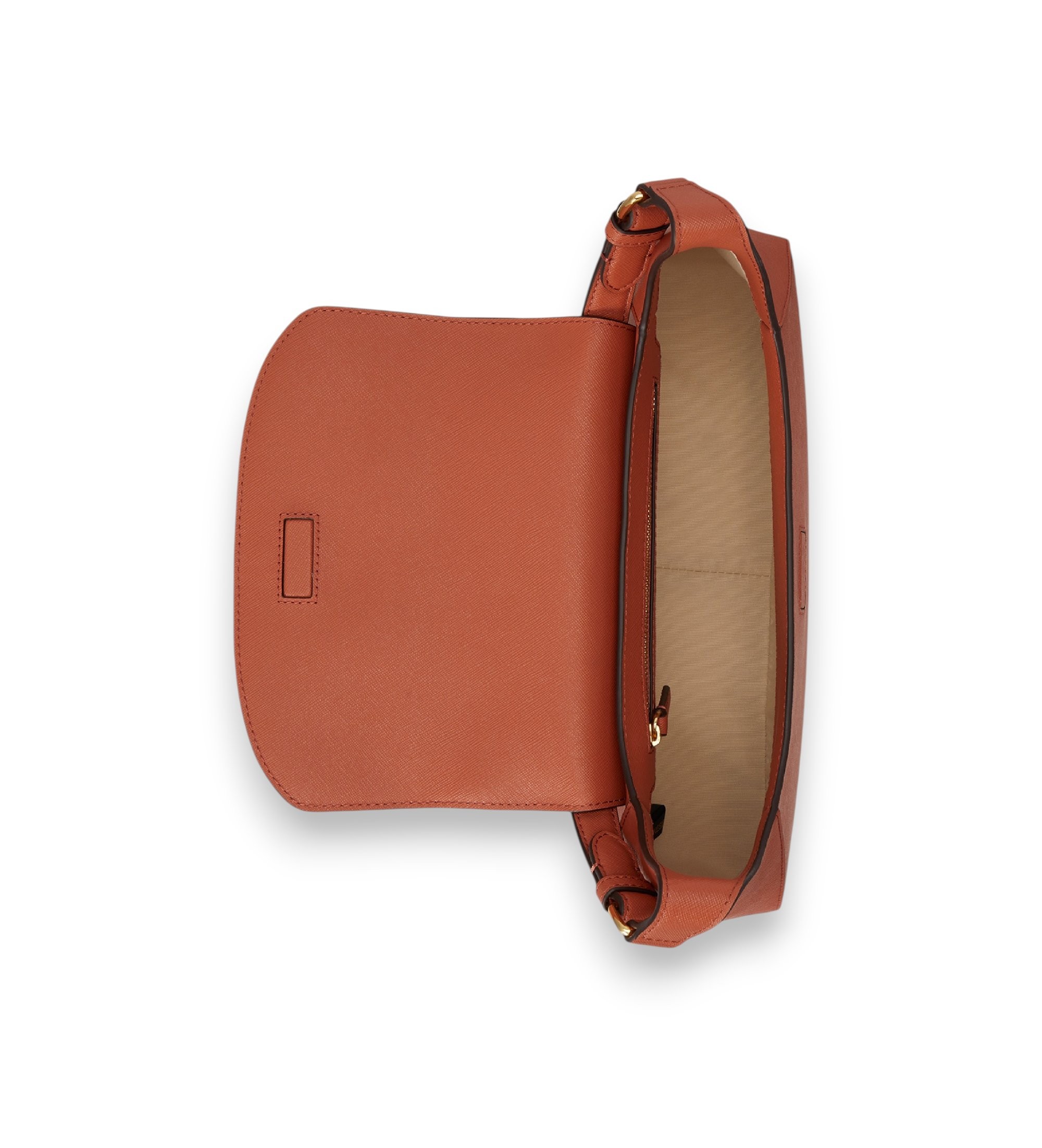 Lauren Ralph Lauren Schylar schoudertas medium bruin
