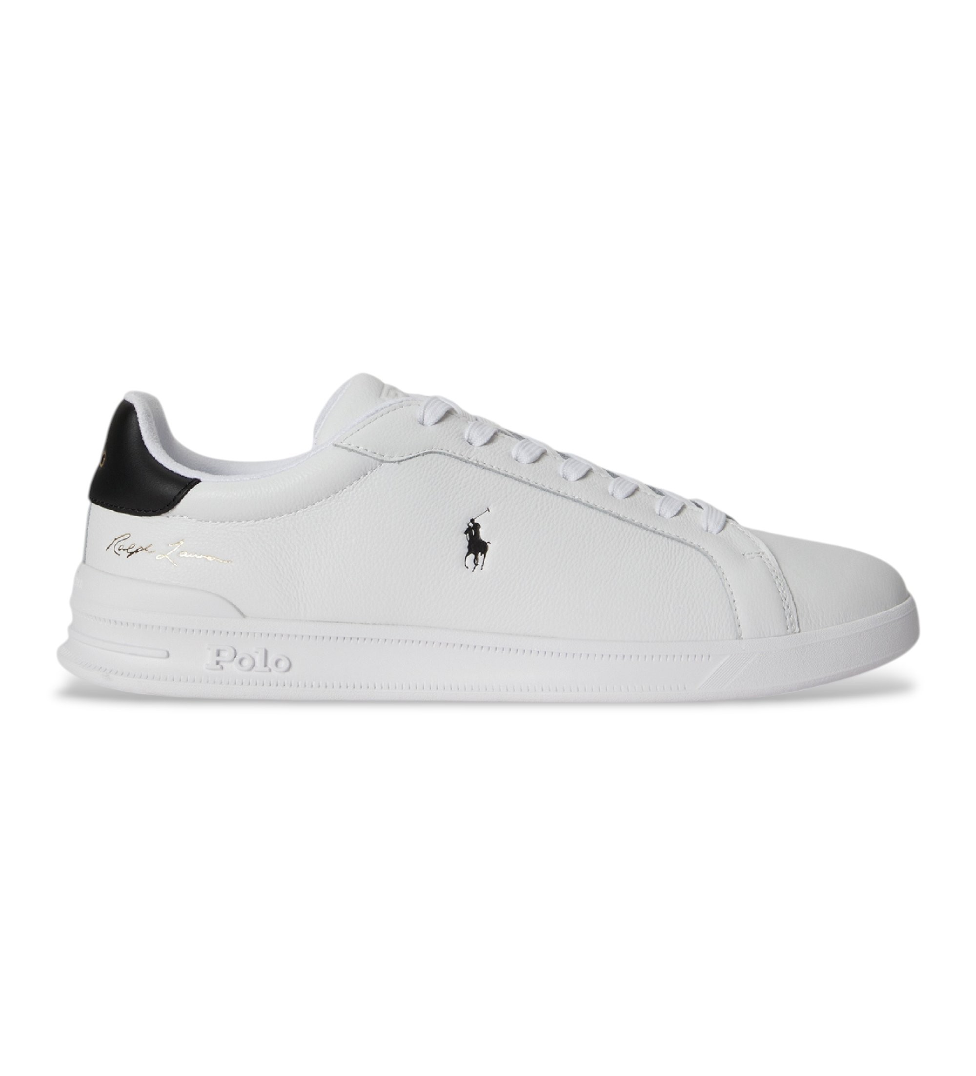 Polo Ralph Lauren Sneakers Heritage Court II in pelle bianca