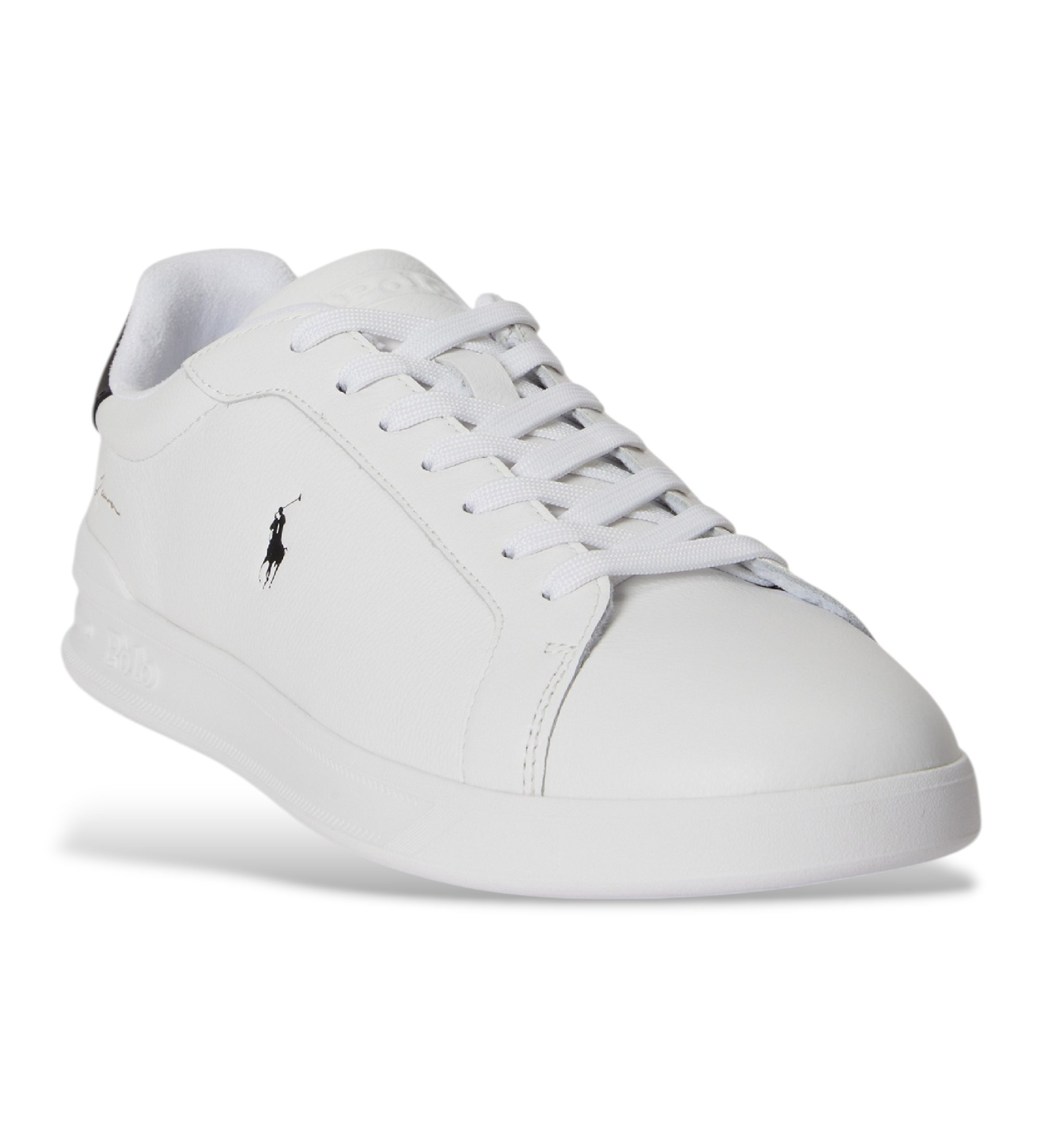Polo Ralph Lauren Sneakers Heritage Court II in pelle bianca
