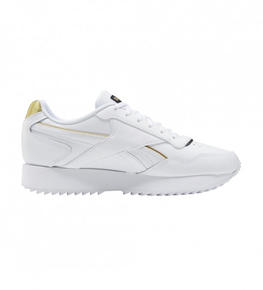 Reebok Royal Glide Ripple Double leather sneakers white, gold - Esdemarca  Store fashion, footwear and accessories - best brands shoes and designer  shoes