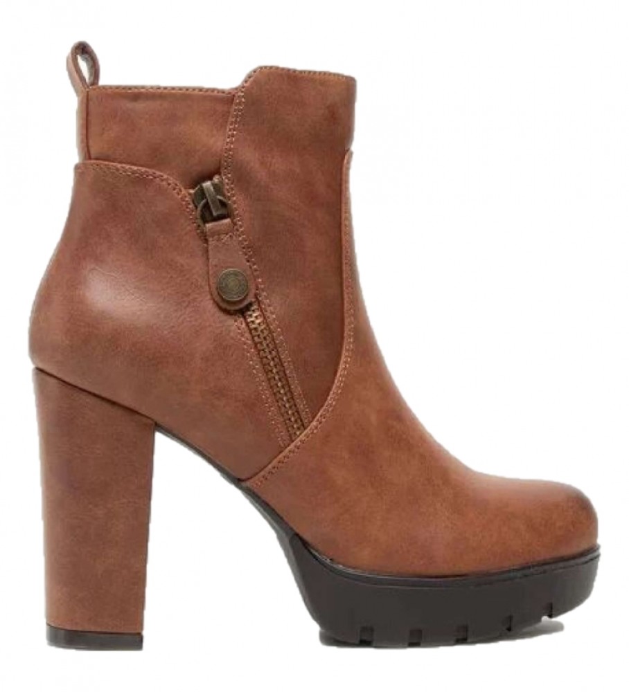 Refresh Ankle boots 072383 camel -Heel height: 9 cm