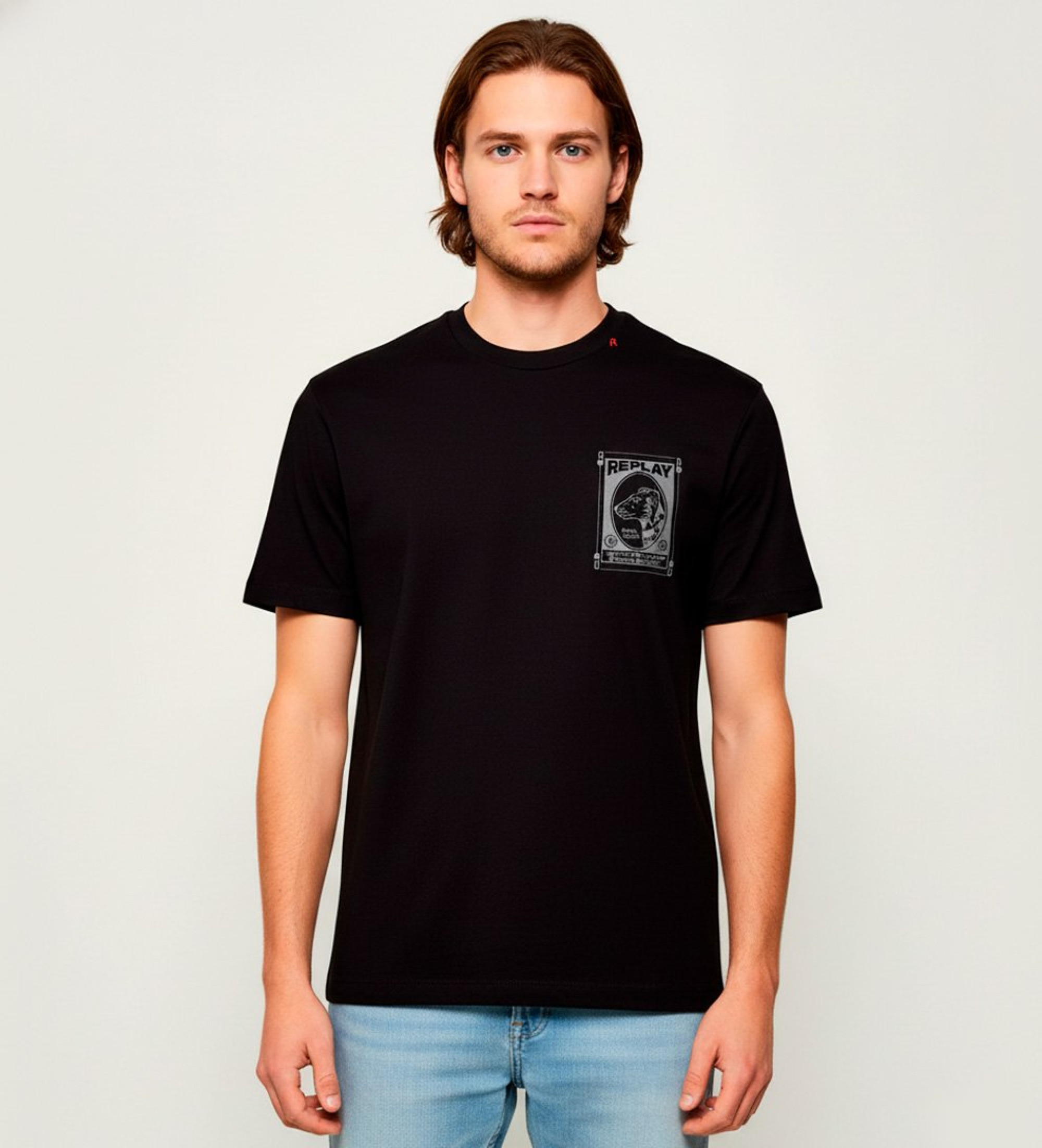 Replay Vintage T-shirt svart Replay Vintage T-shirt svart