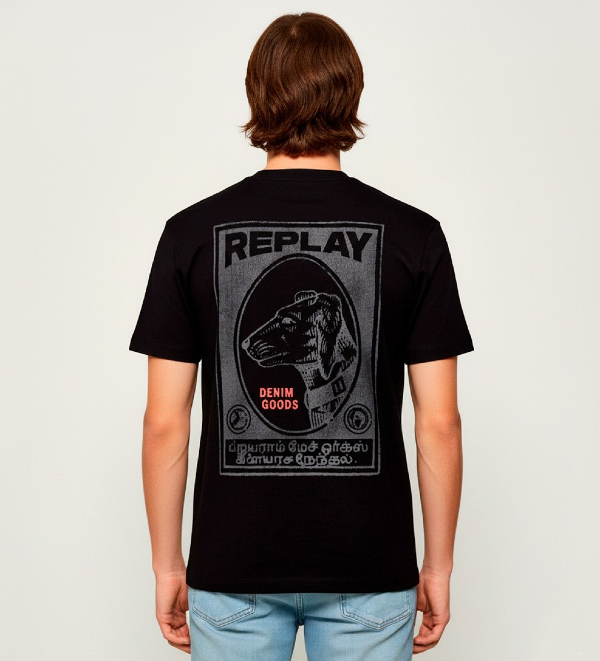 Replay Vintage T-shirt svart Replay Vintage T-shirt svart