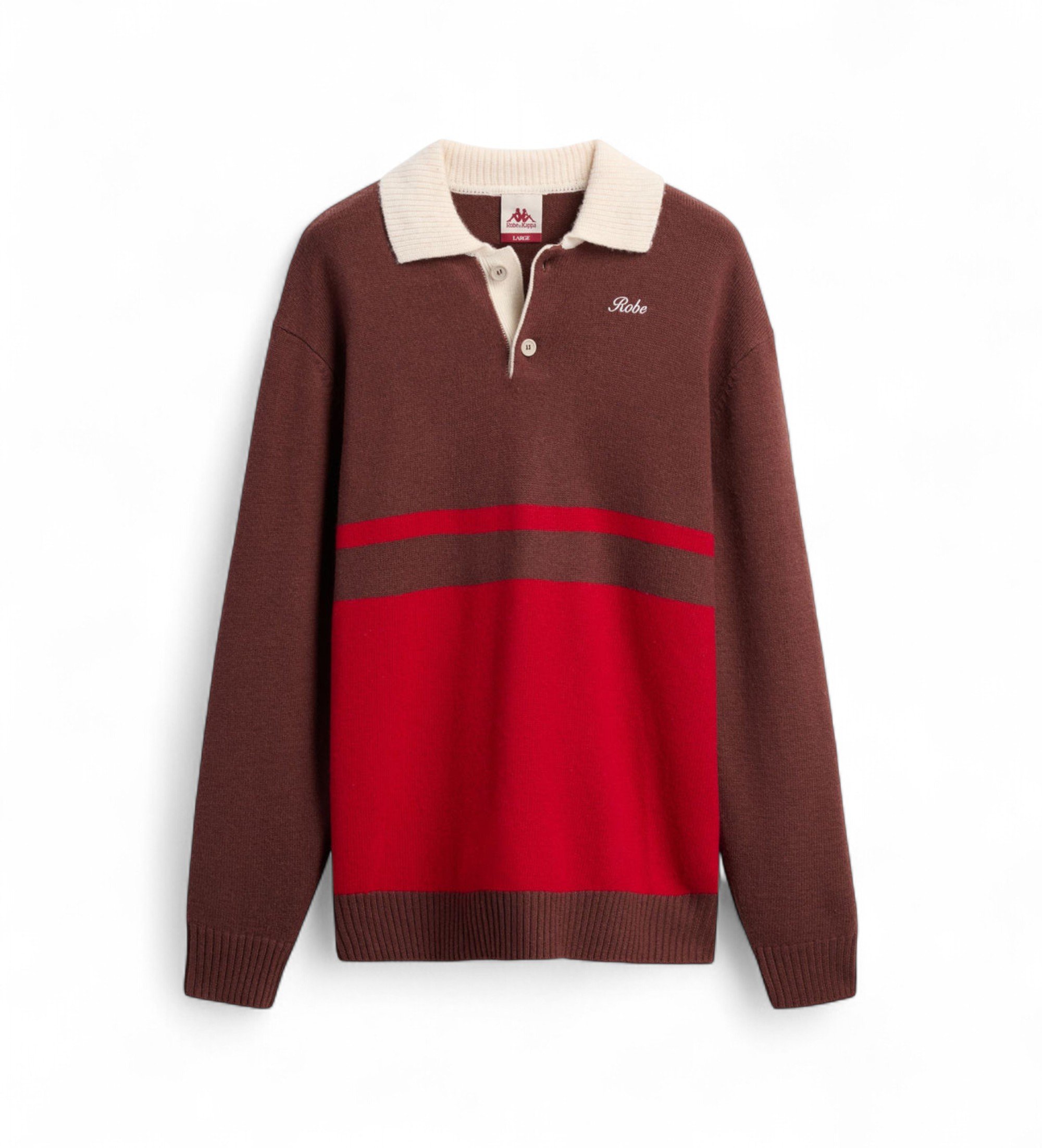 Robe di Kappa Polo Lusaka castanho Robe di Kappa Polo Lusaka castanho