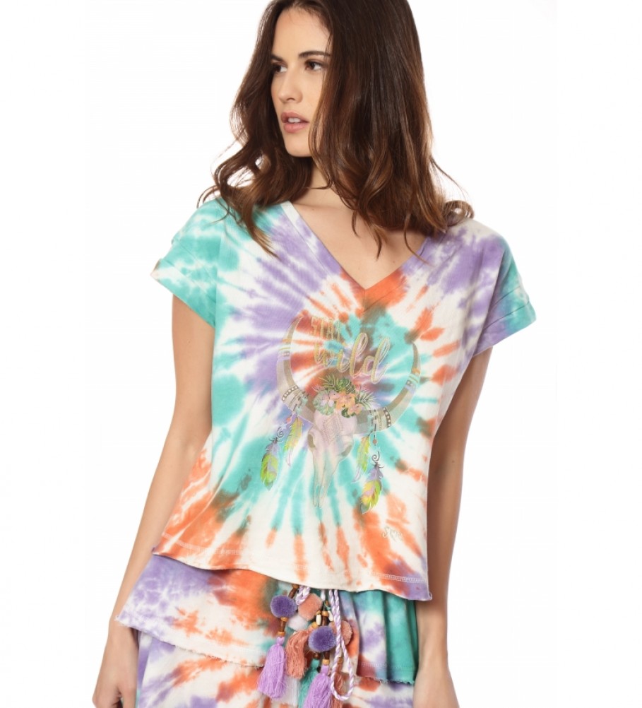 Savage Culture T-shirt Medea multicolore