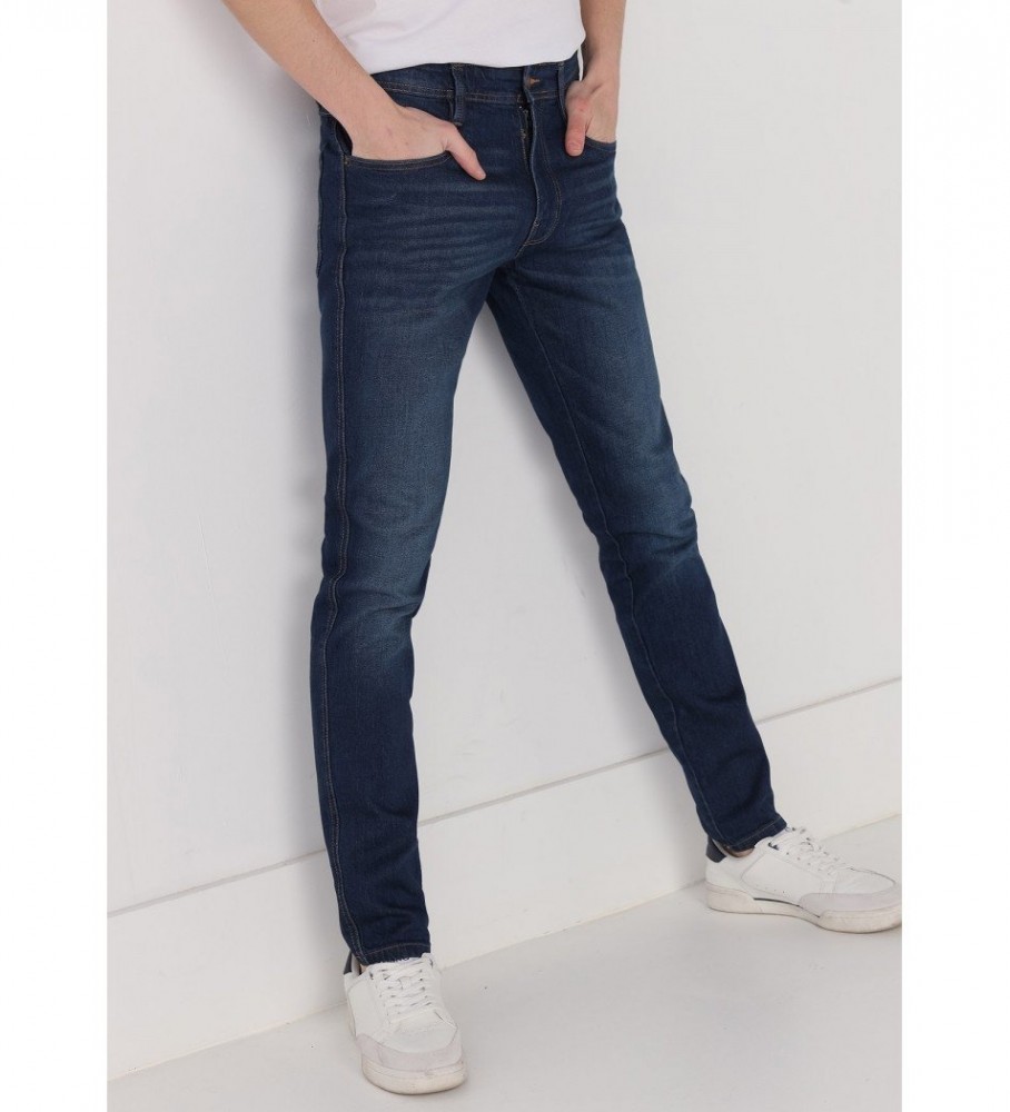 Six Valves Jeans Medium Box - Slim dark navy