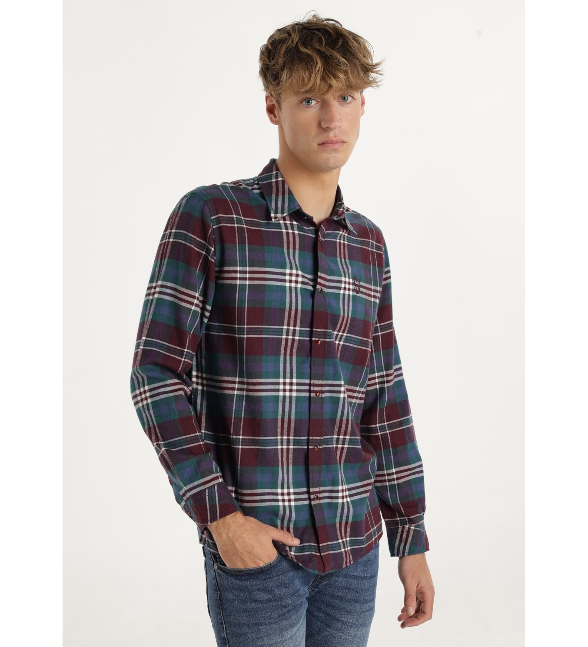 Six Valves Camisa estilo azul