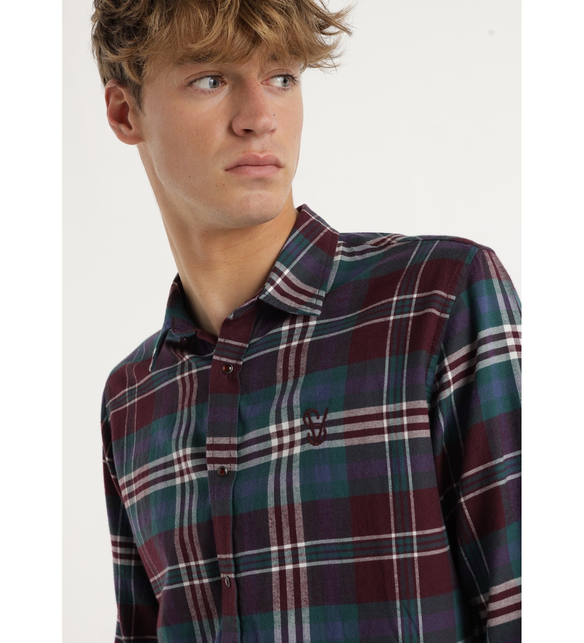 Six Valves Camisa estilo azul