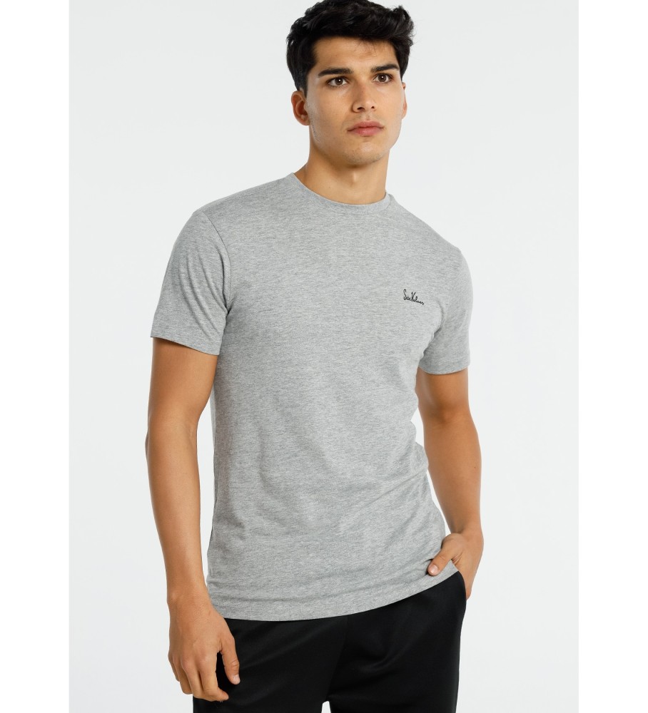 Six Valves T-Shirt à manches courtes Bsica gris