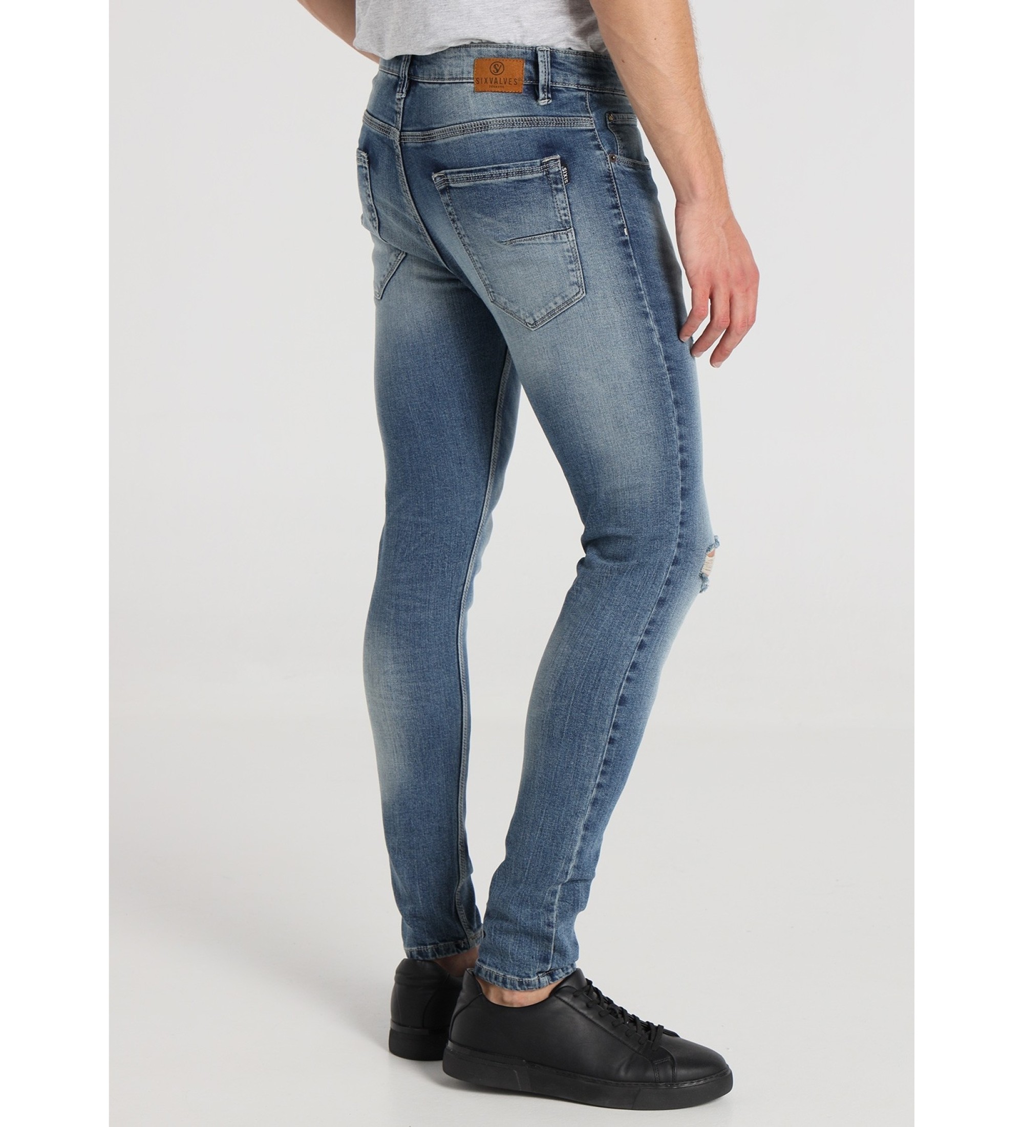 Six Valves Jeans Premium Super skinny fit bl