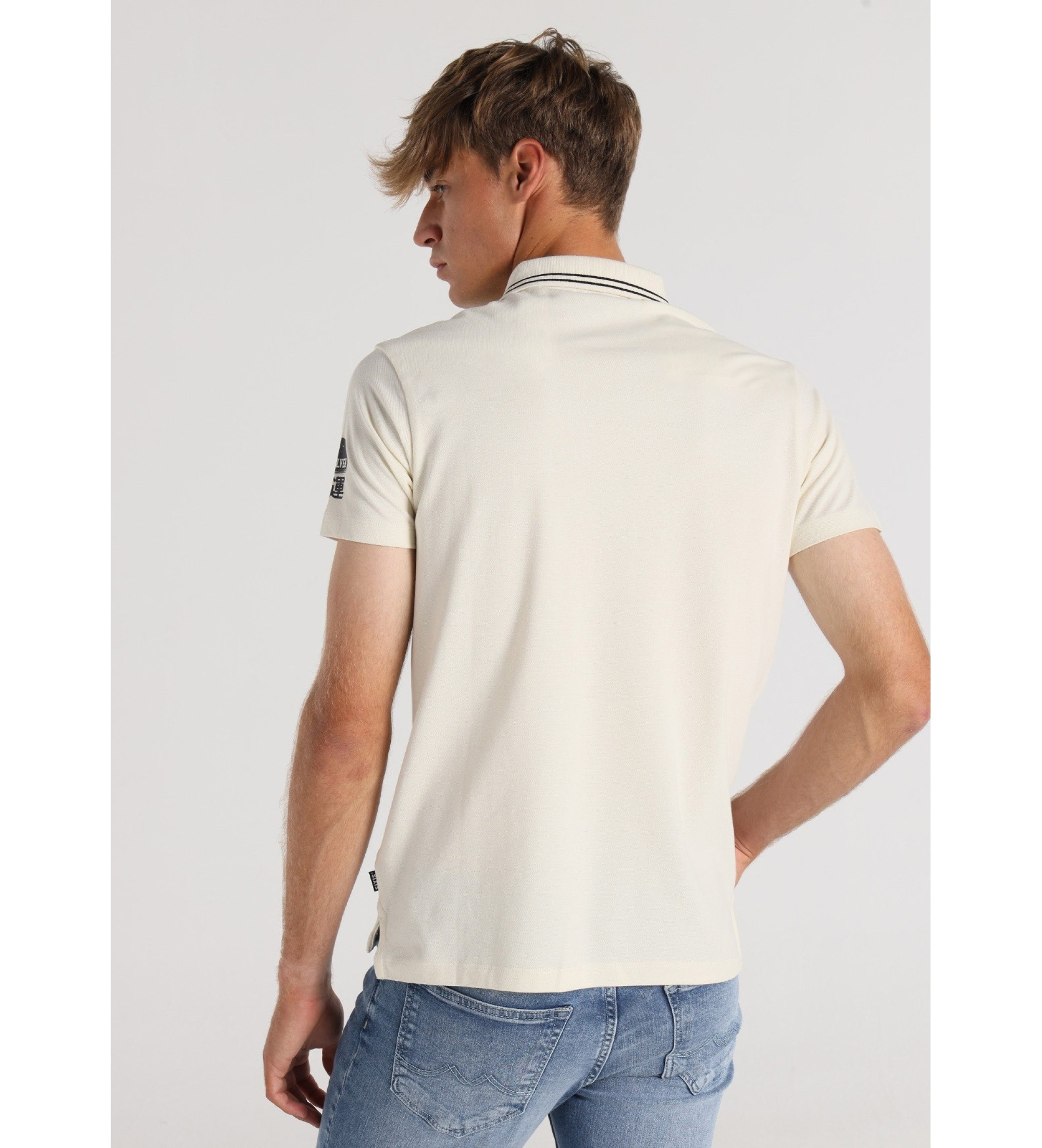 Six Valves Japan Poloshirt beige