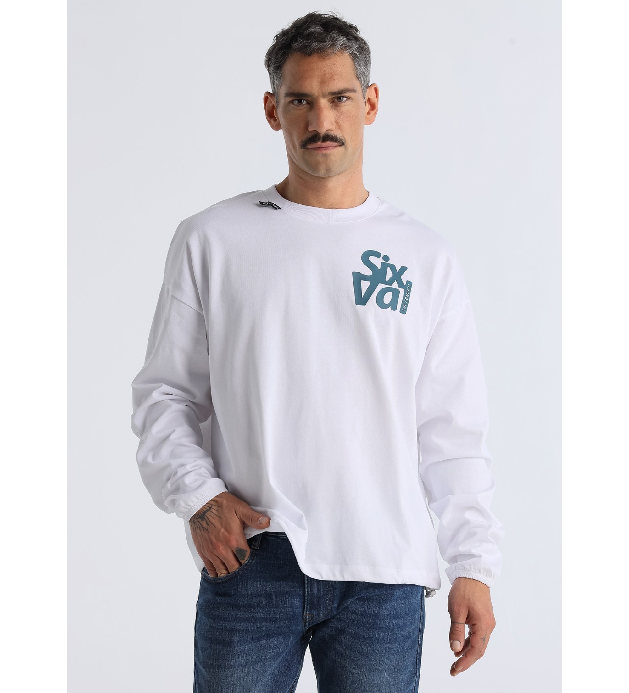 Six Valves Sweatshirt branca Scooter