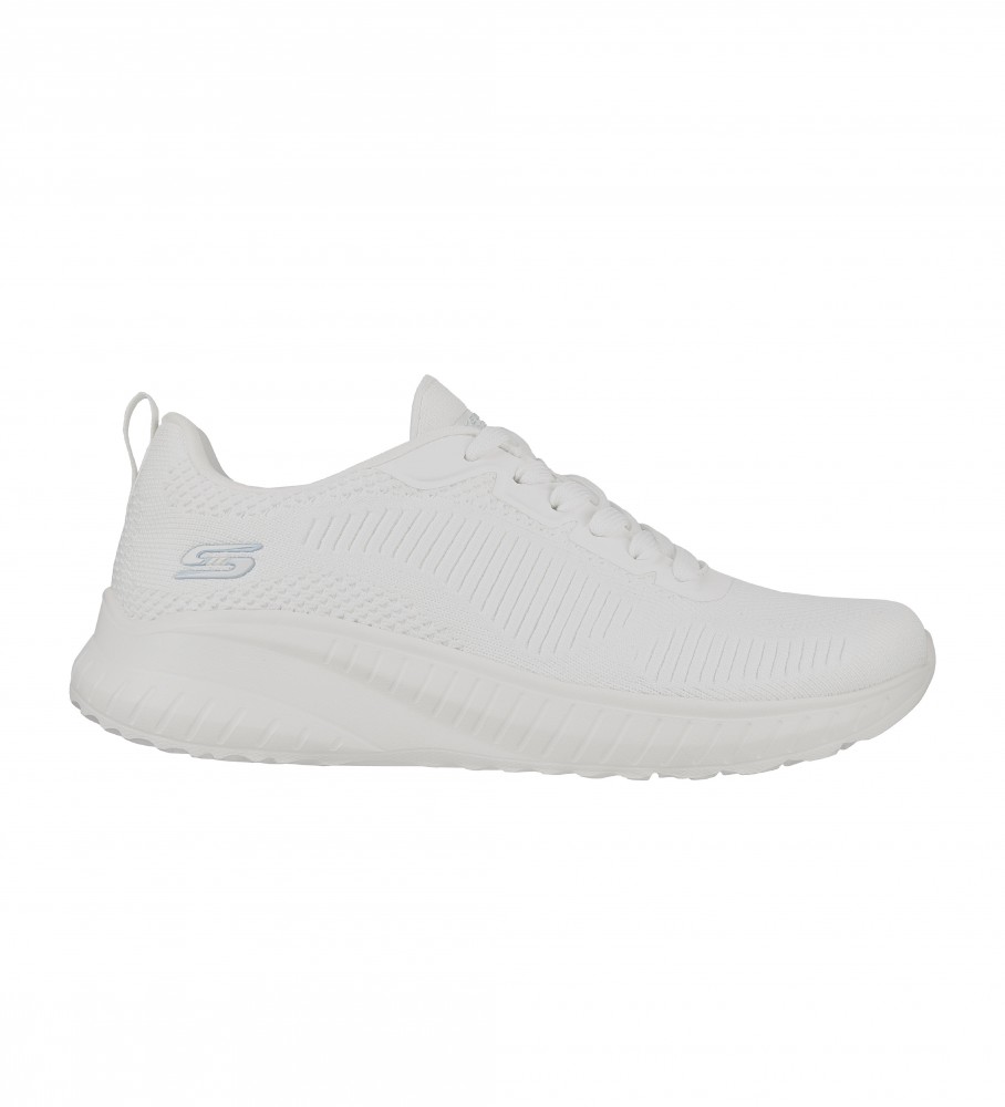 Skechers Trainers Bobs Squad Chaos blanc