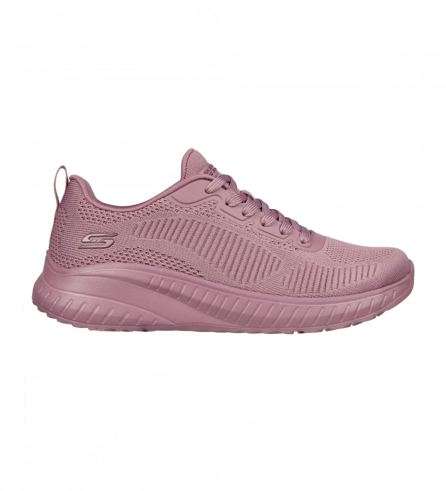 Skechers Bobs Squad Chaos burgundy trainers - ESD Store footwear and accessories - best brands shoes and designer shoes