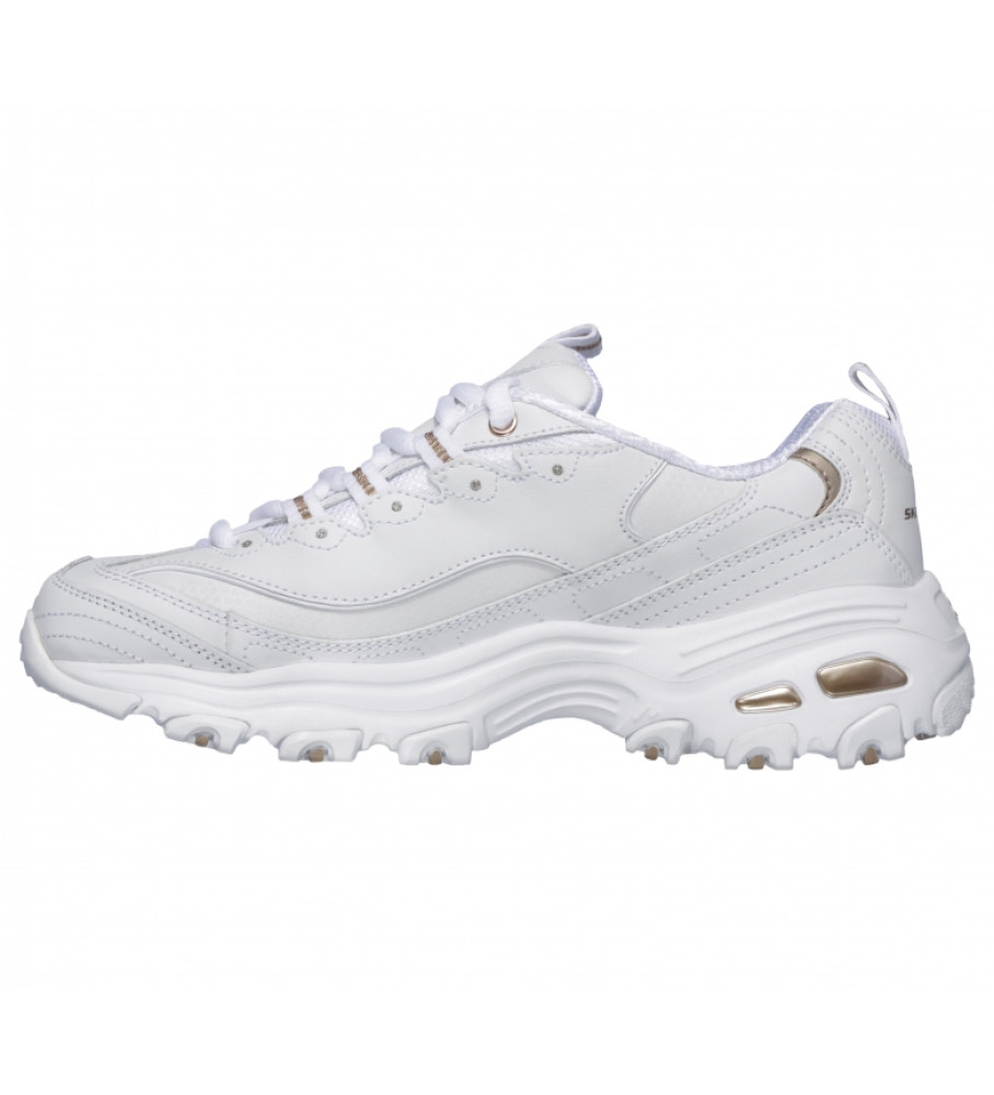 Skechers D'Lites Fresh Start shoes white