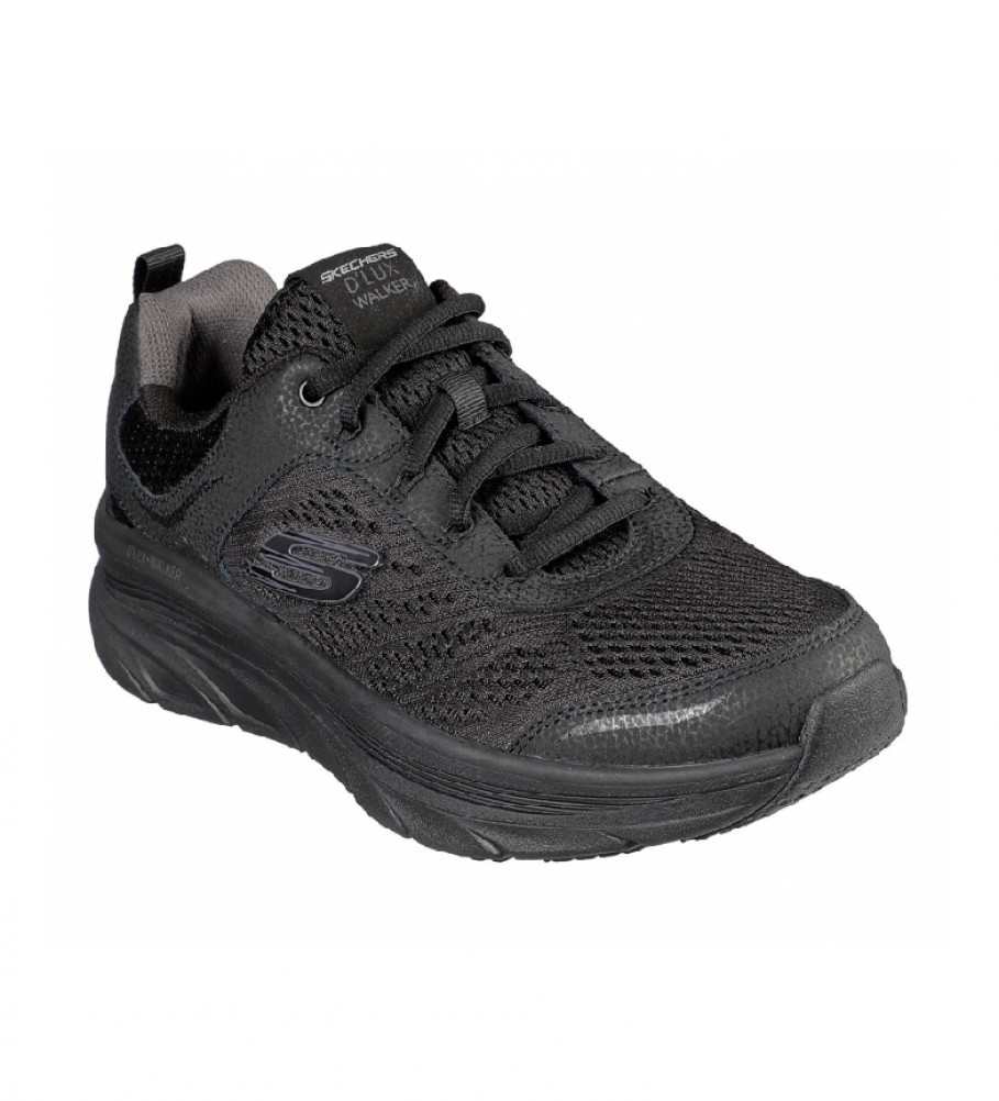 Skechers Zapatillas de piel D'Lux Walker negro - Tienda Esdemarca y complementos - zapatos de marca y zapatillas de