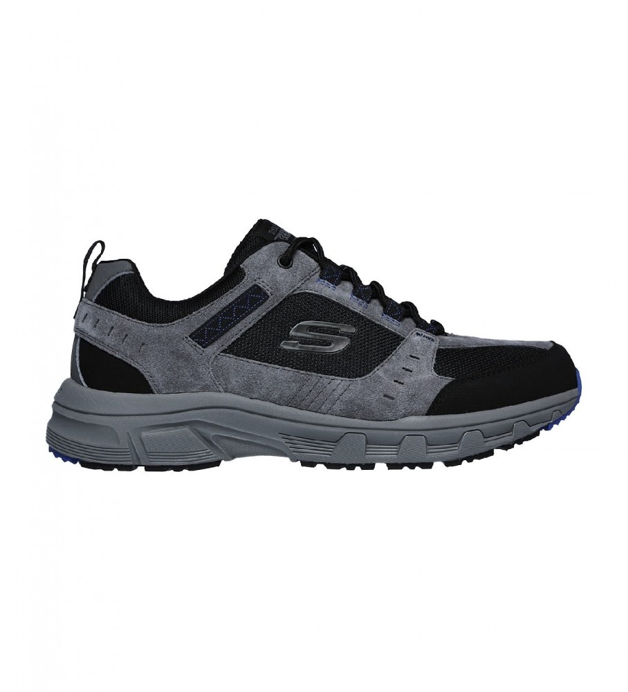 Skechers Zapatillas piel Relaxed Fit: Oak Canyon gris - Tienda Esdemarca calzado, moda y - zapatos de marca y zapatillas de