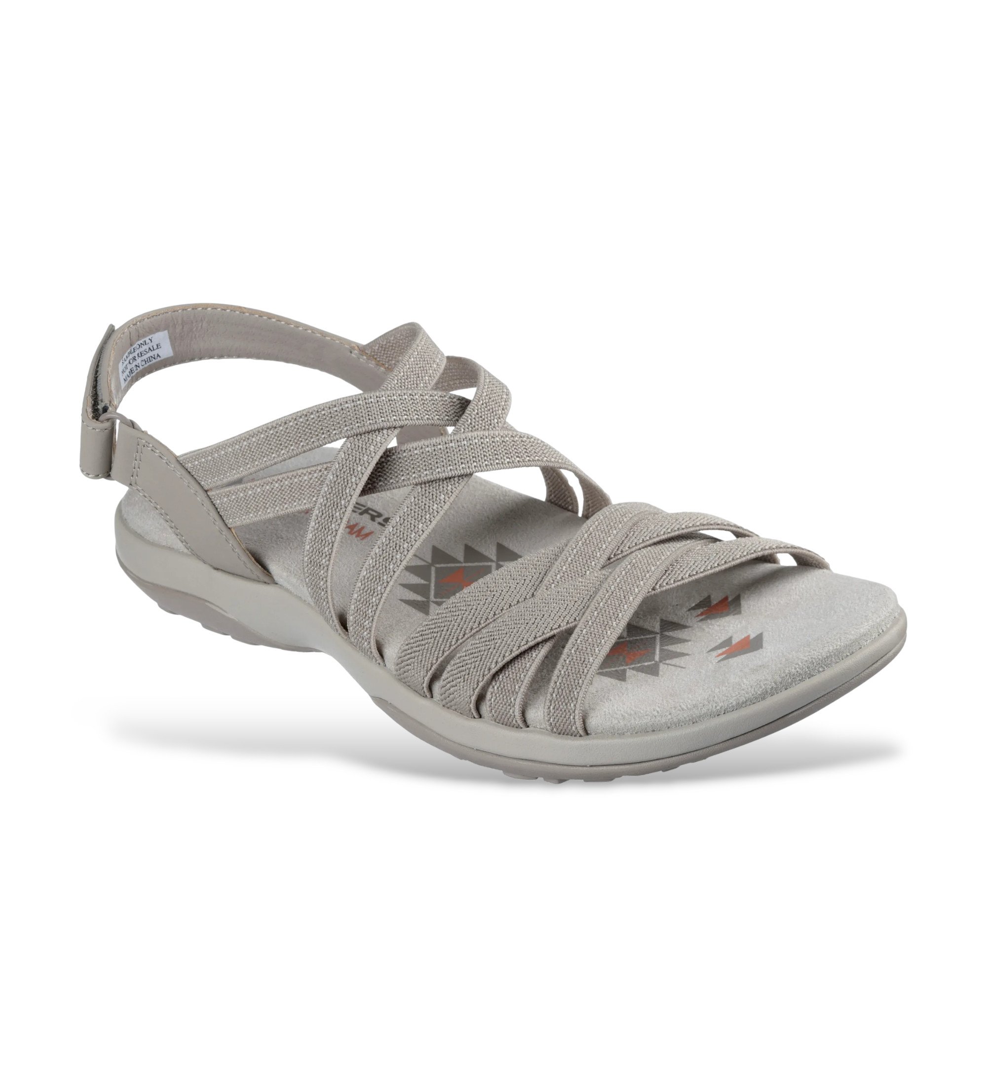 Skechers Reggae Slim Summer Getaway taupe sandalen