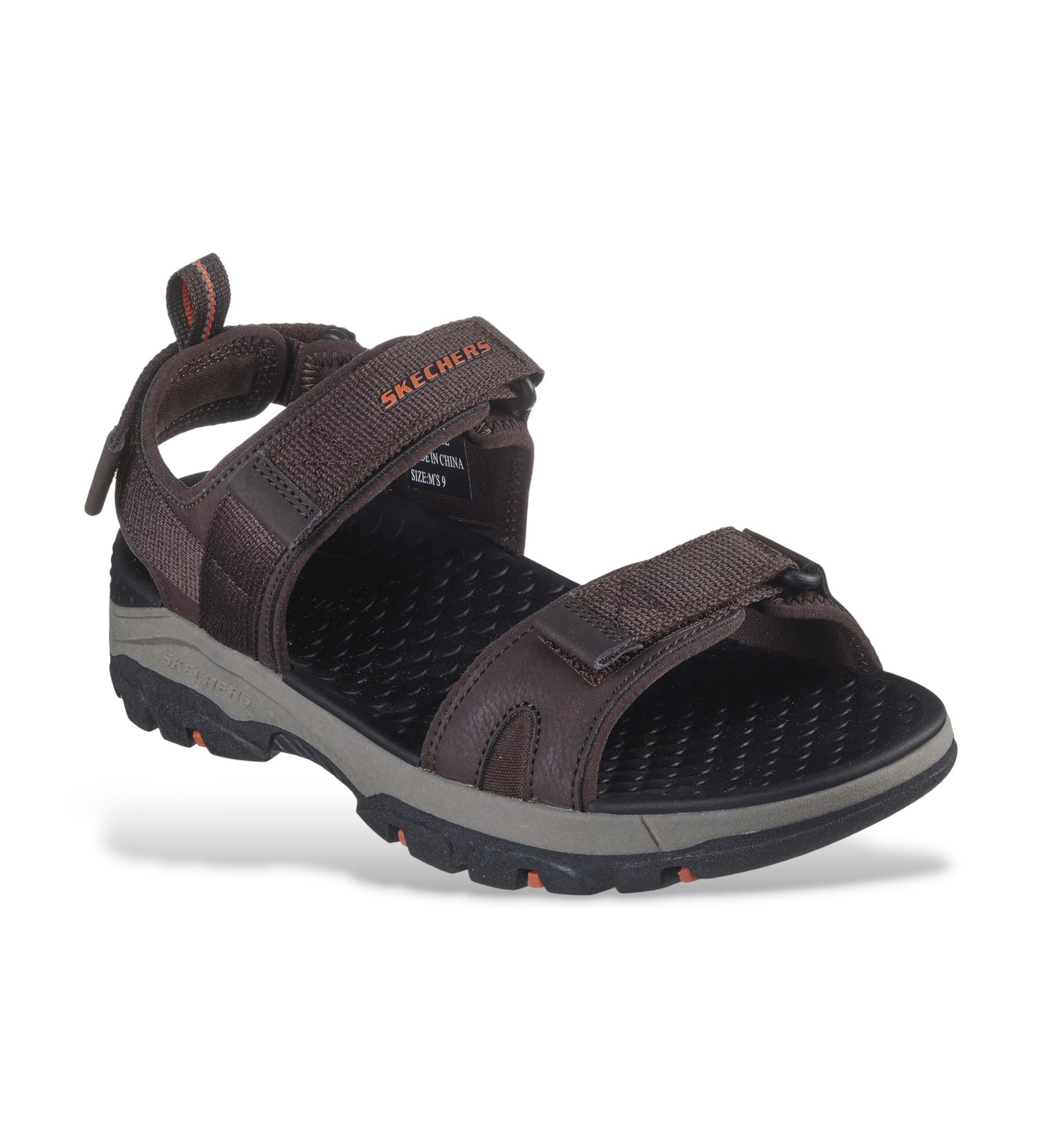 Skechers Relaxed Fit Tresmen Ryer Brown Sandals - Esdemarca  display picture 3