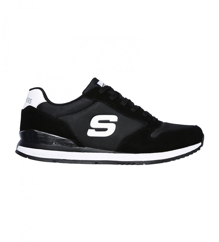 Skechers Sunlite sapatos de couro preto