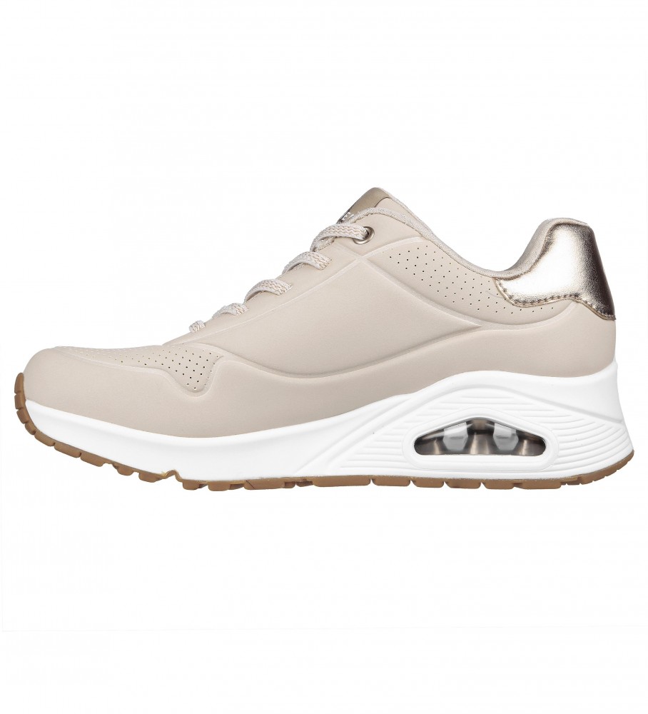 Skechers Trainers Uno - Shimmer Away beige
