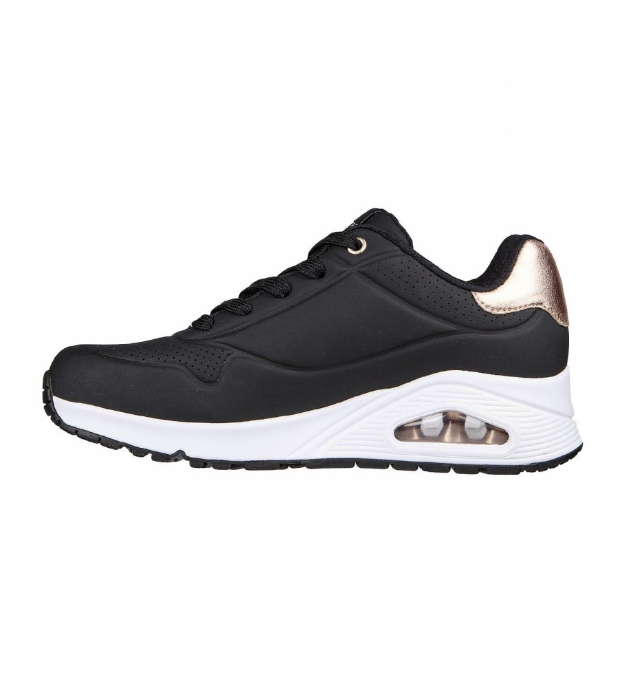 Skechers Tr�ningssko UNO sort, hvid