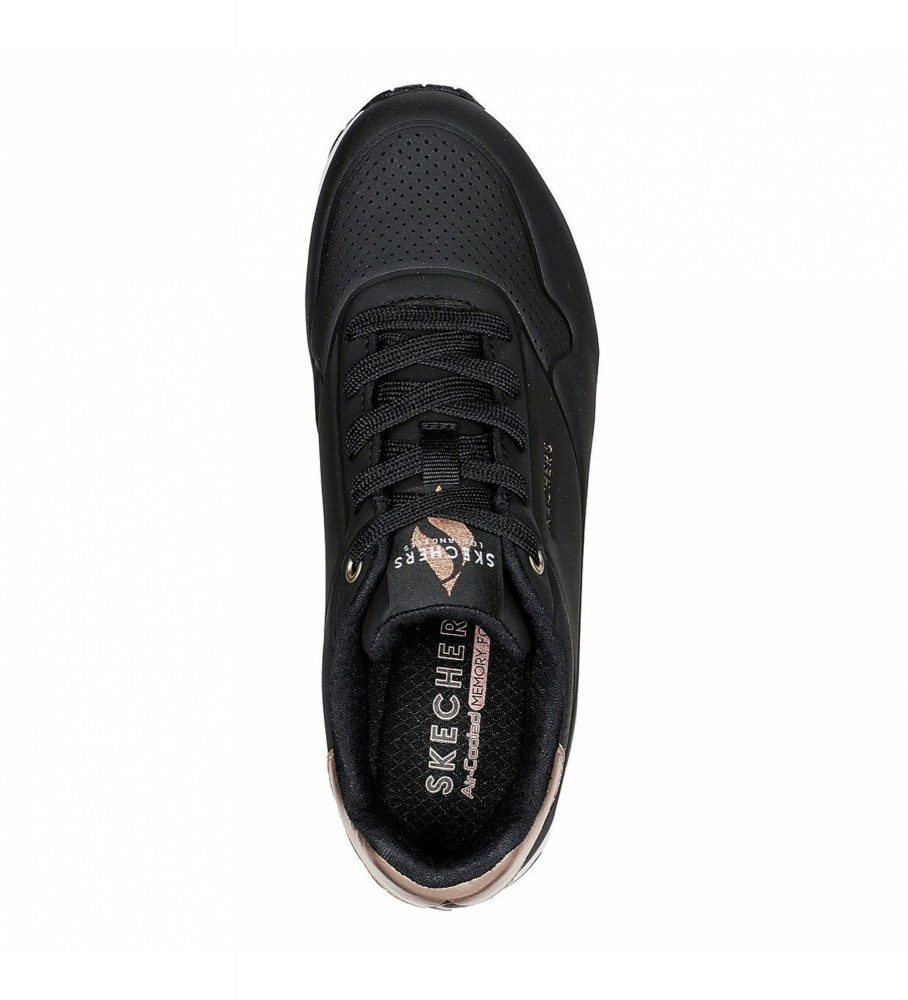 Skechers Tr�ningssko UNO sort, hvid