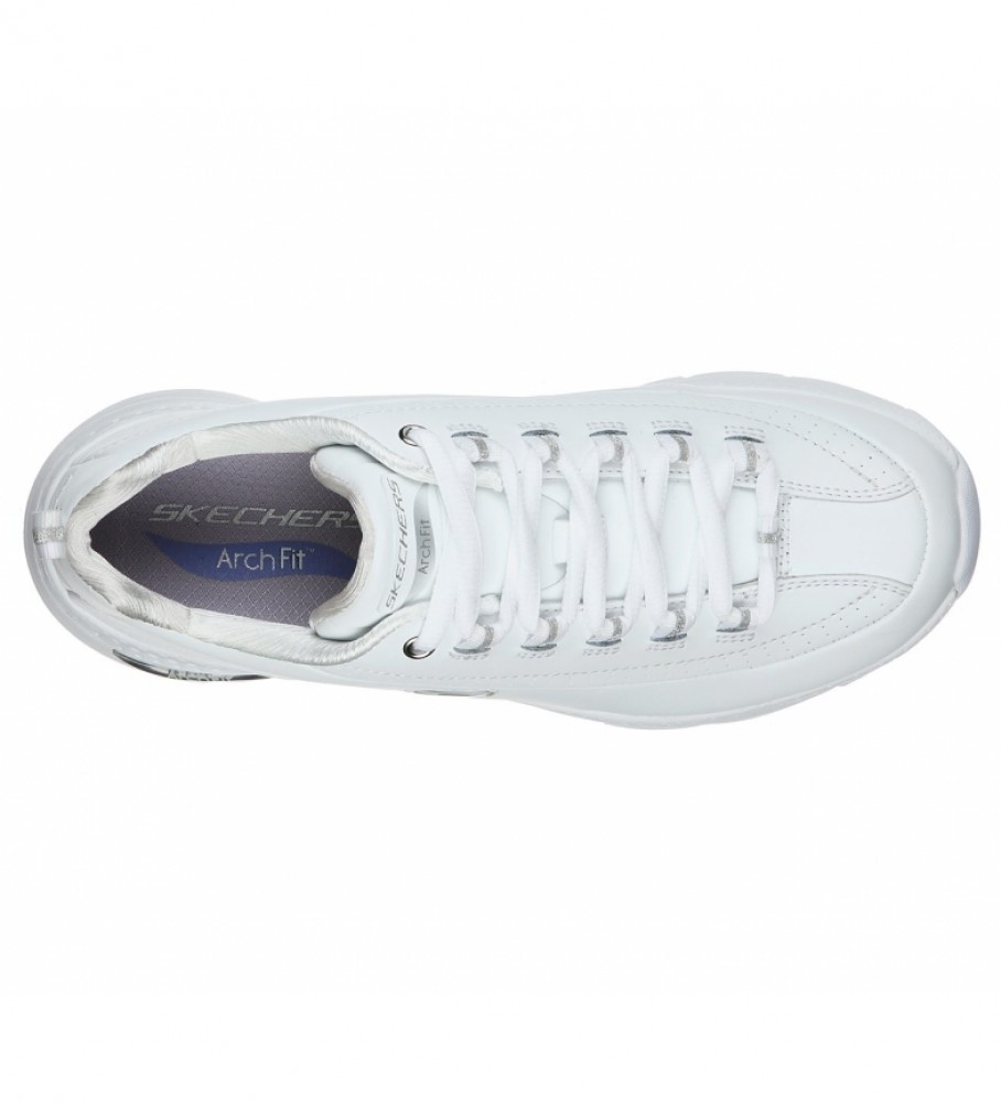 Skechers Sapatos de Couro Arch Fit Citi Drive White