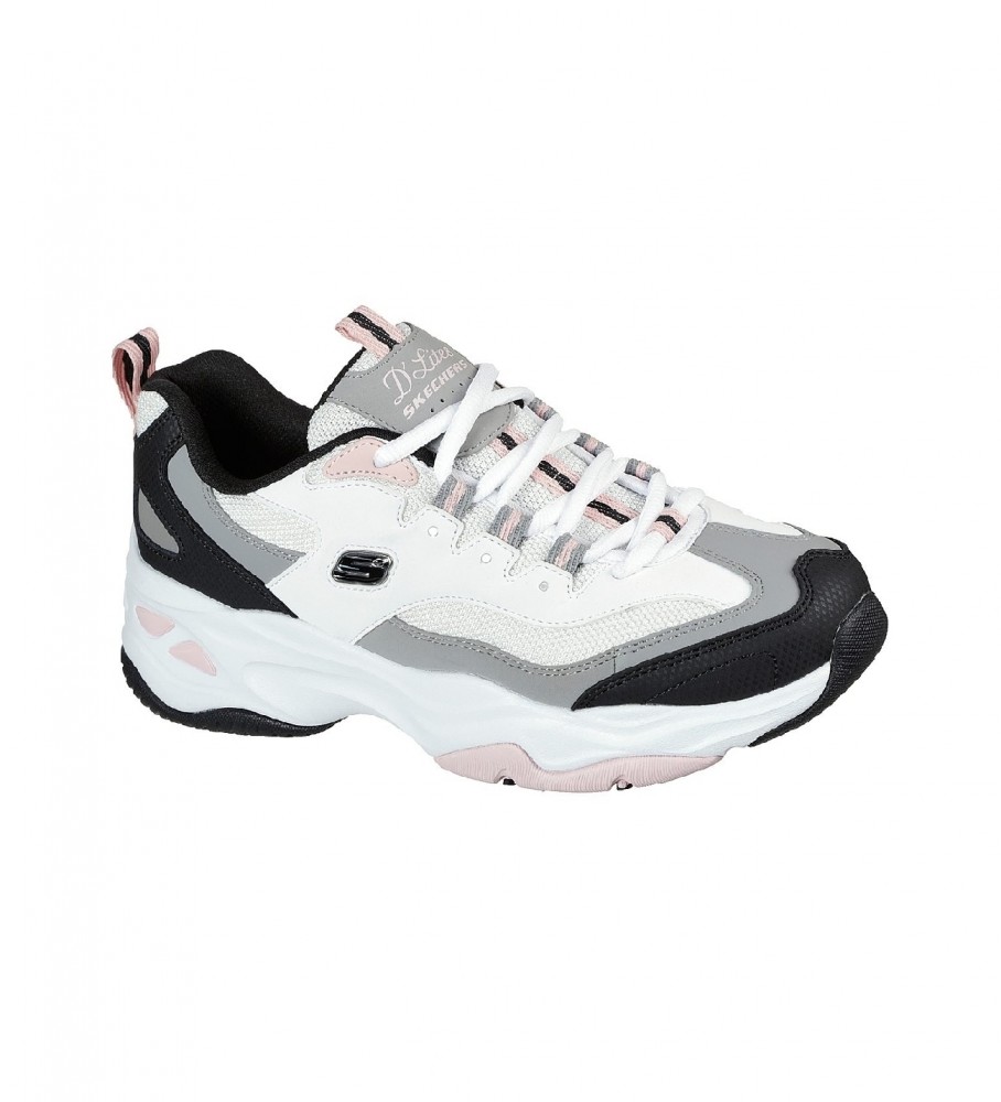 Skechers Zapatillas de piel 4.0 - Fresh Diva gris, rosa - Tienda Esdemarca calzado, moda y complementos - zapatos marca y zapatillas de marca