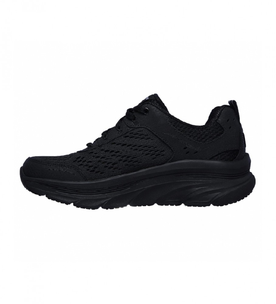 Skechers D'Lux Walker Infinite Motion l�dersko sort