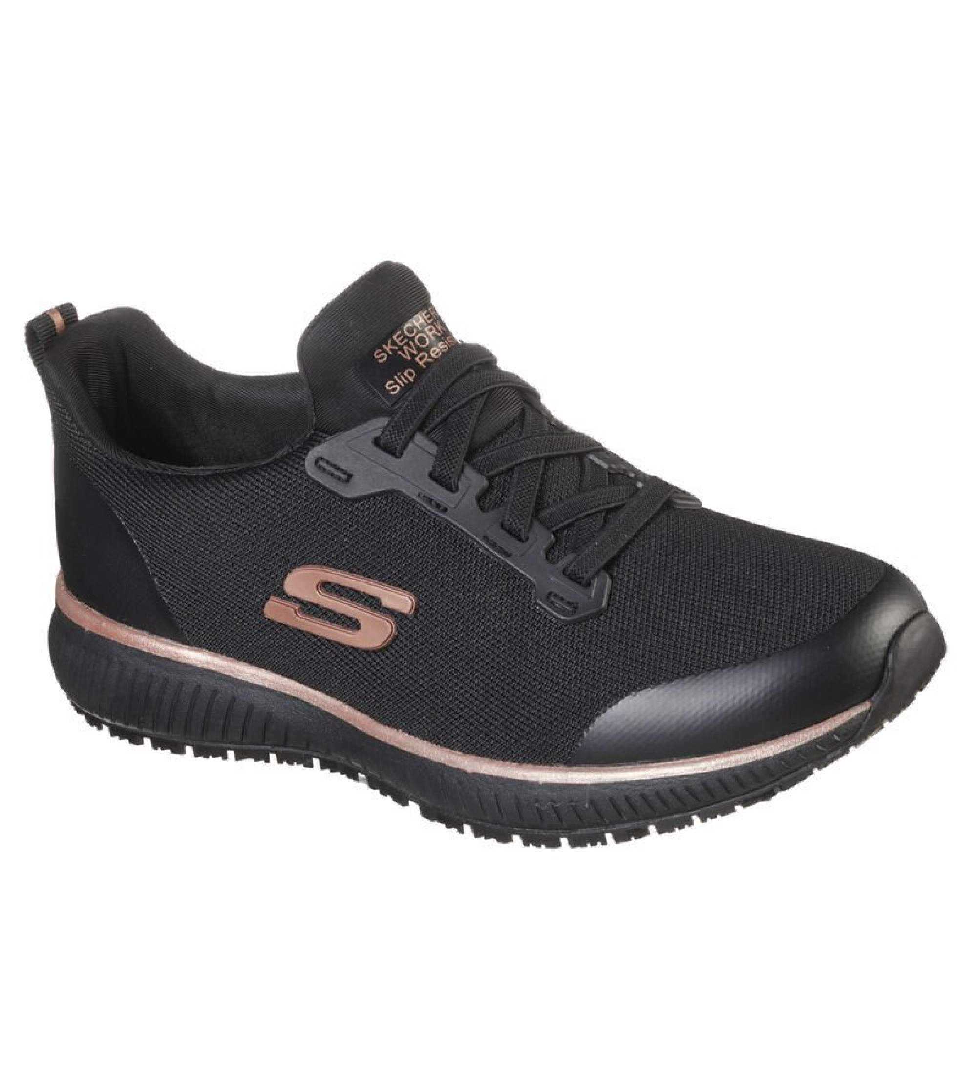 Skechers Chaussures de travail antidérapantes Squad noir