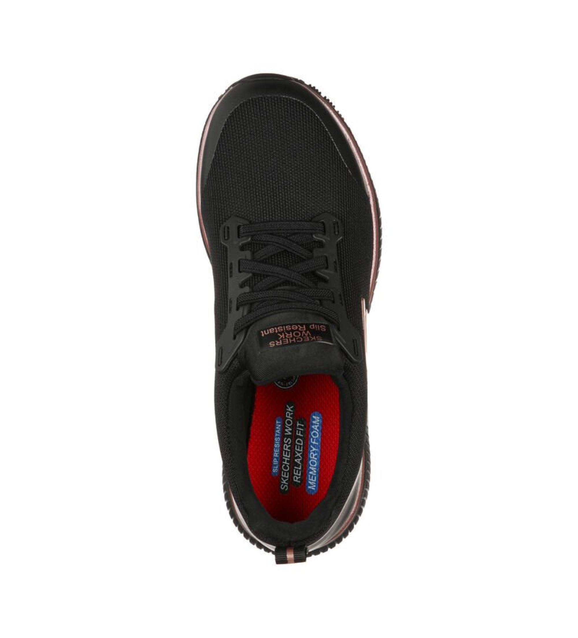 Skechers Chaussures de travail antidérapantes Squad noir